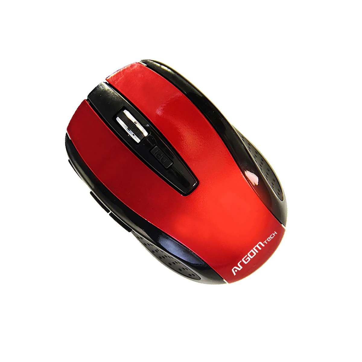 Mouse Wireless Argomtech MS32 2.4 GHz 6 Botones Rojo